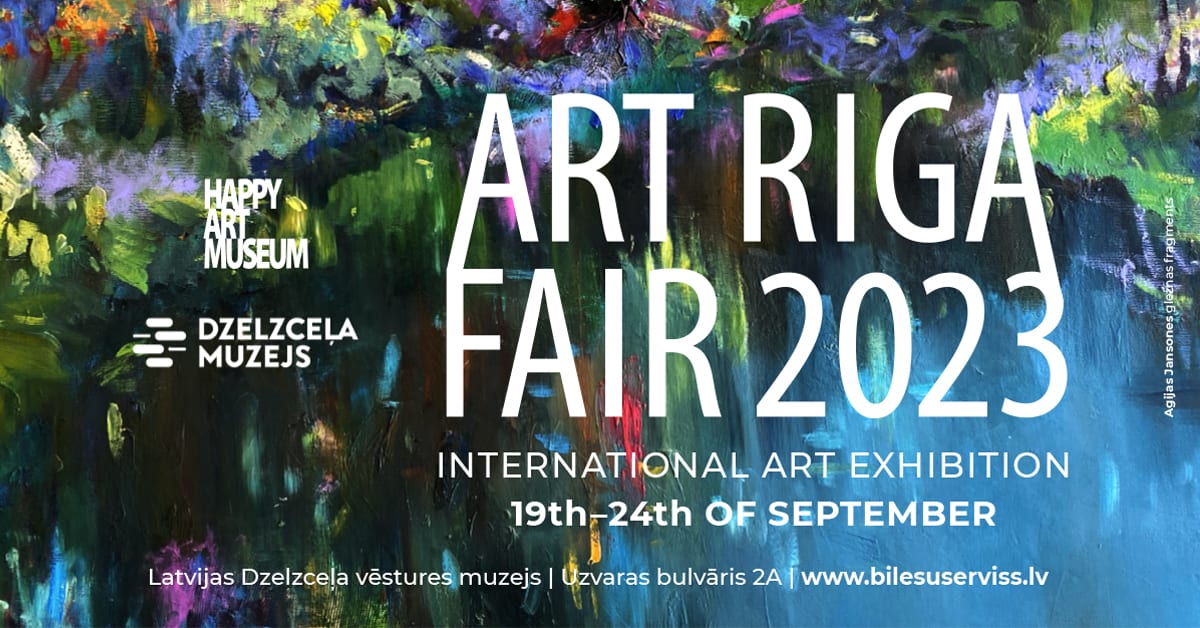 ART RIGA FAIR 2023, international art exhibition, 19-24 September